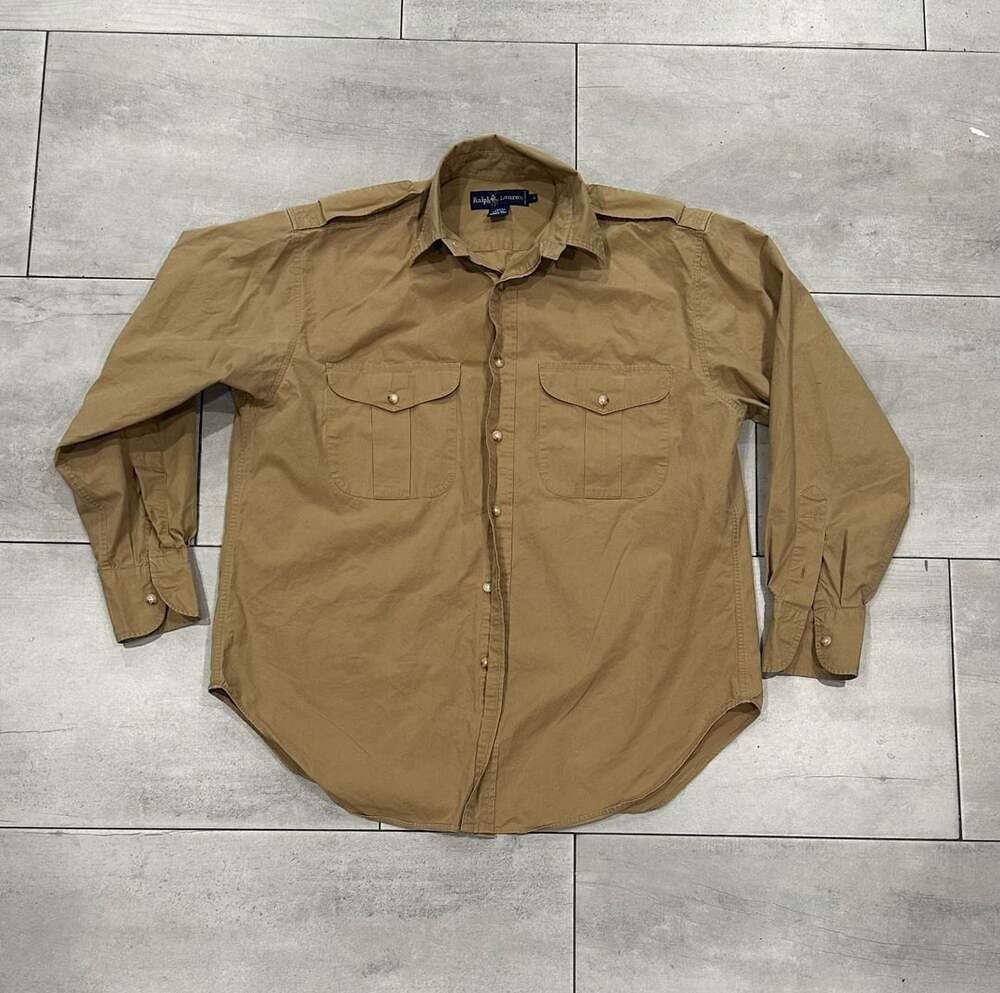 1990s Ralph Lauren Long Sleeve Button Down Shirt